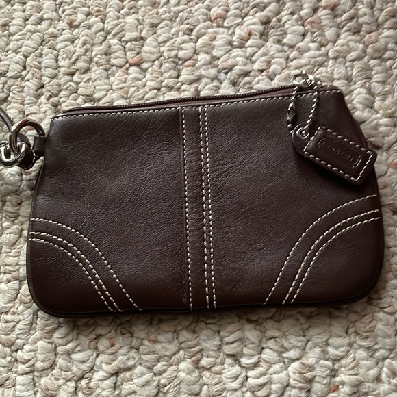 Vintage Large Leather Coach Tote and wallet - Picture 12 of 16